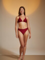 Top+bikini Twist Bordeaux
