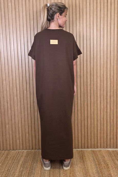 Vestido Agapanto Chocolate