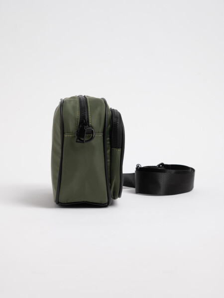 Bandolera beige Verde