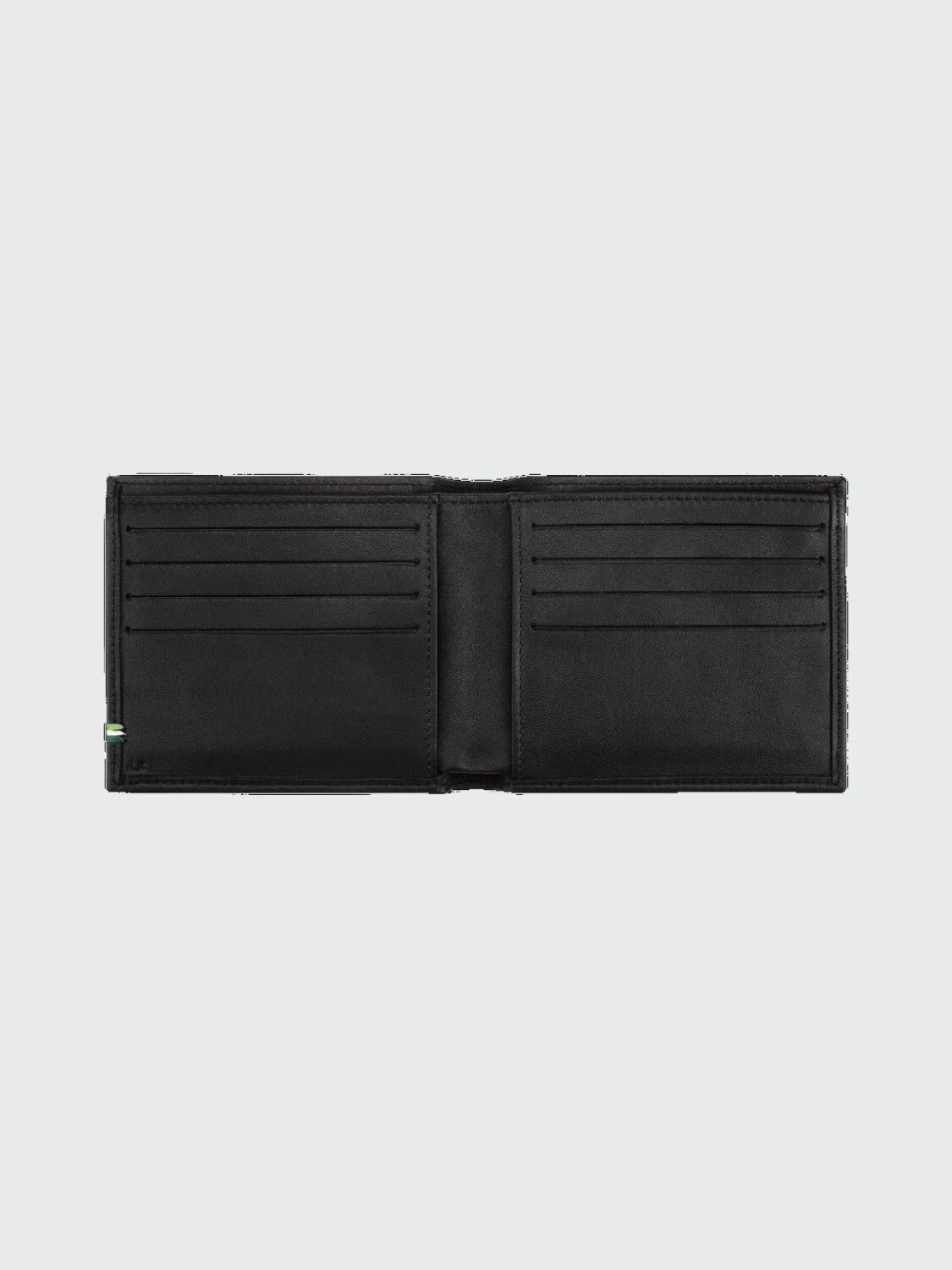 Longchamp -Billetera de cuero, Sur Seine Negro