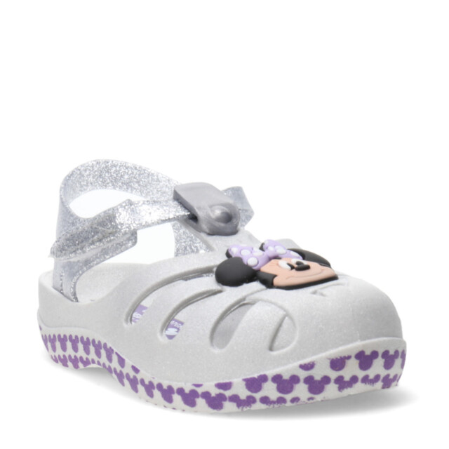 Sandalia de Niños Disney Magic Sand Minnie Gris - Violeta