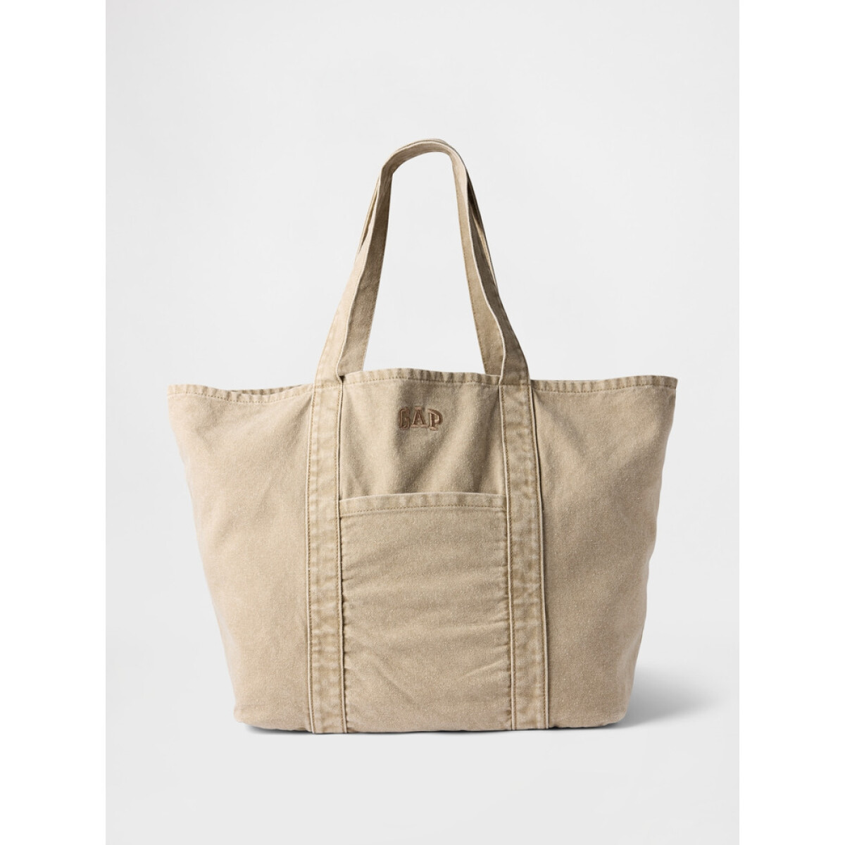 SP25 OVERDYE CANVAS TOTE - KHAKI 