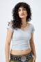 REMERA GEMMA Gris Melange
