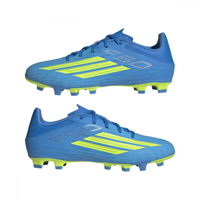 Championes Adidas F50 CLUB FG/MG Hombre JS1472 Azul-amarillo