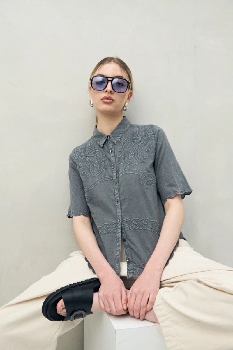 CAMISA D.CASSIN SASHA - GRIS 