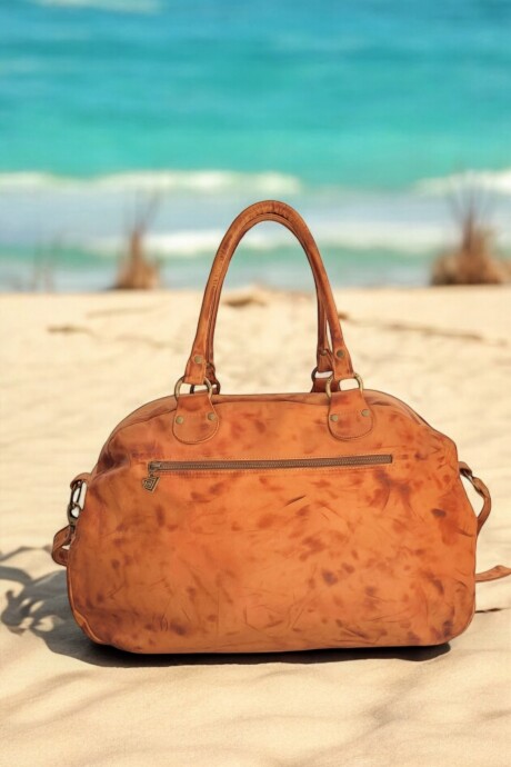 Bolso De Viaje Terra Con Arte Carolina De Cunto Pintado A Mano Bolso De Viaje Terra Con Arte Carolina De Cunto Pintado A Mano