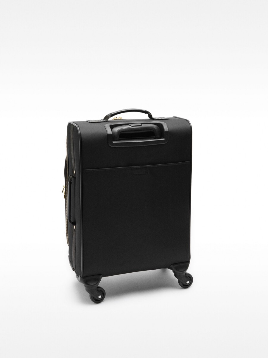 Maleta De Viaje De Nylon Con Colgante negro
