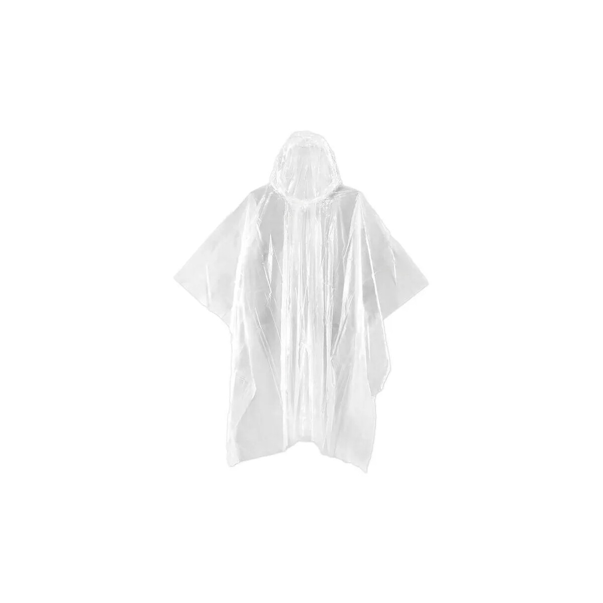 Poncho transparente para lluvia adulto 