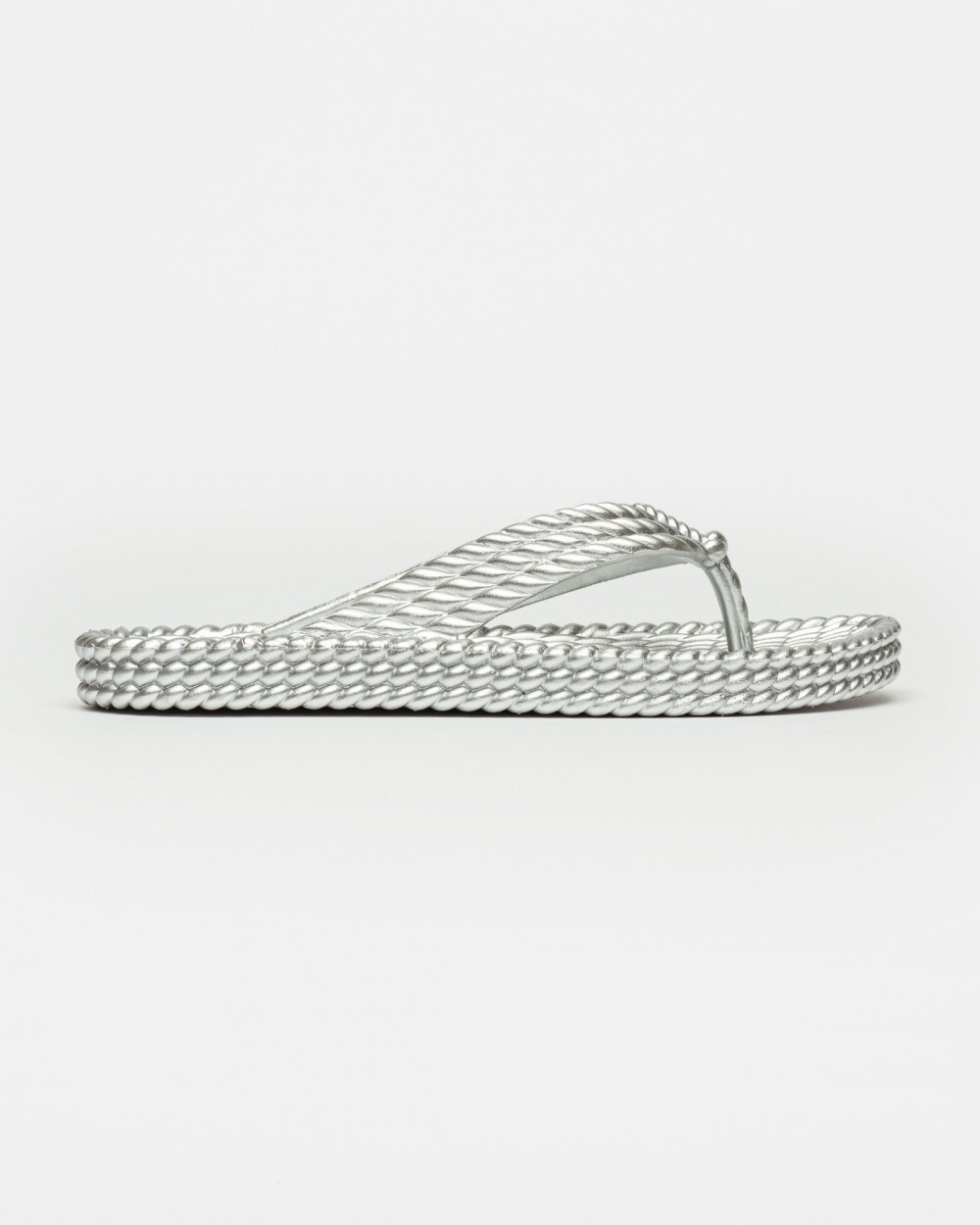 Flat Summer En Efecto Cuero PVC Metalizado