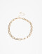 Collares Cortos Metal Collar Corto Metal Eslabones Dorado - Dorado