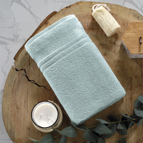 Toalla Mano Dohler Jacquard Premium 50 x 80 cm 100% Algodón 7177 - VERDE AGUA