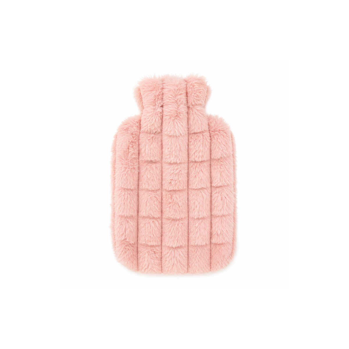 Bolsita de Agua Caliente 1L con Funda de Peluche Suave - Rosado 