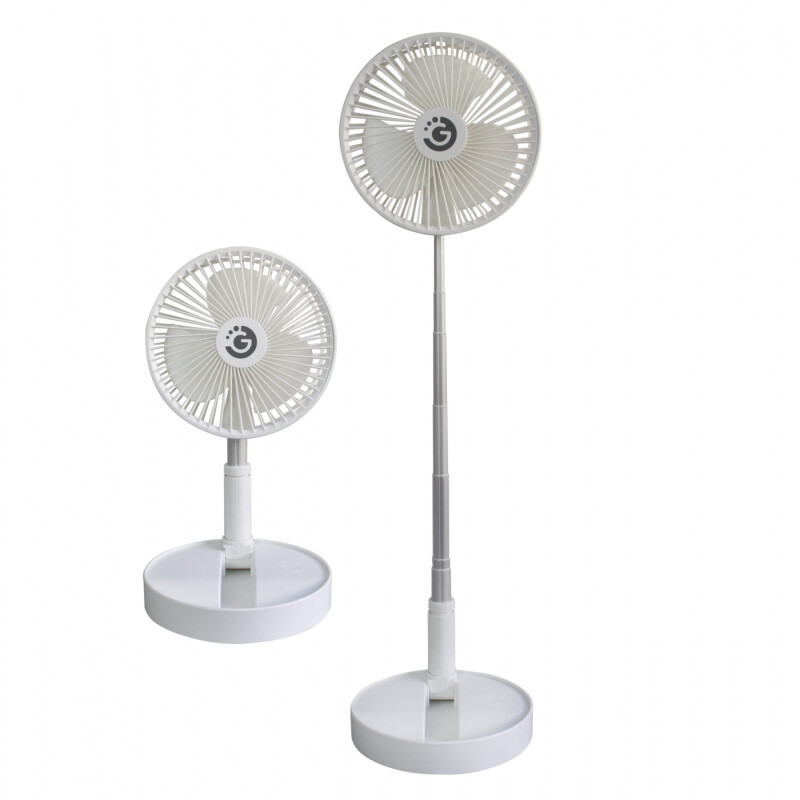 Ventilador Portatil 2 En 1 Recargable 4 Velocidades 1mt Alto Ventilador Portatil 2 En 1 Recargable 4 Velocidades 1mt Alto