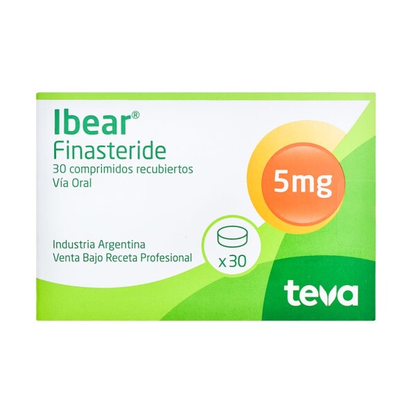 Ibear (Finasteride) 5 mg 30 Comprimidos Ibear (Finasteride) 5 mg 30 Comprimidos