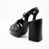 SANDALIA 35-40 BLACK PU