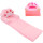 Sillón Cama Plegable 2 En 1 Infantil Animales Felpa Rosa