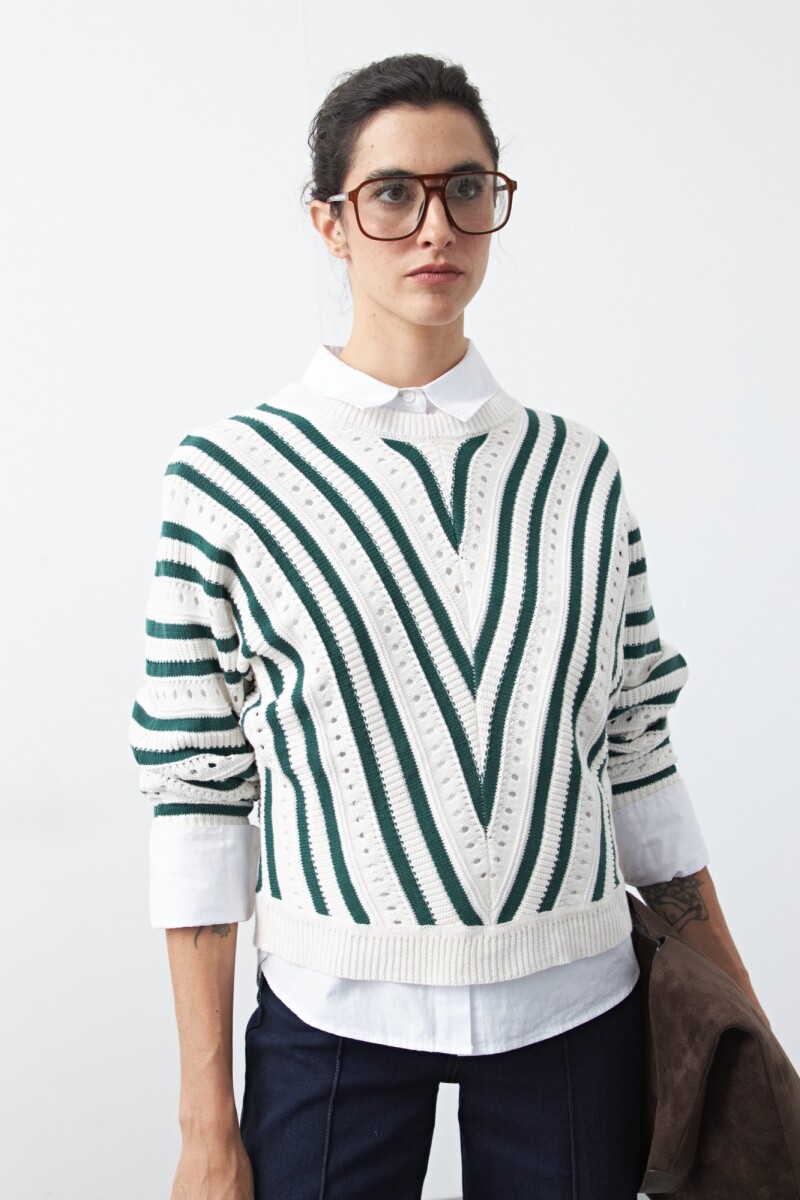 SWEATER COIMBRA Verde Botella