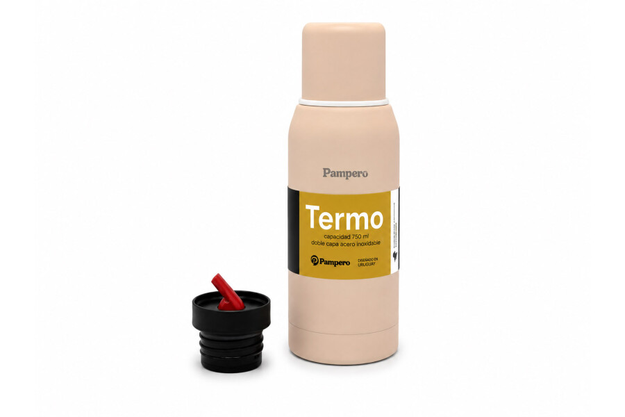 TERMO ACERO DOBLE CAPA 750ML Rosado