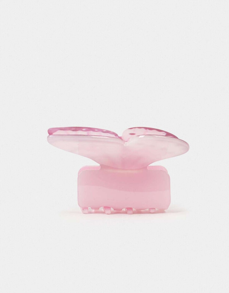 Broche Mariposa - Rosa Pastel 