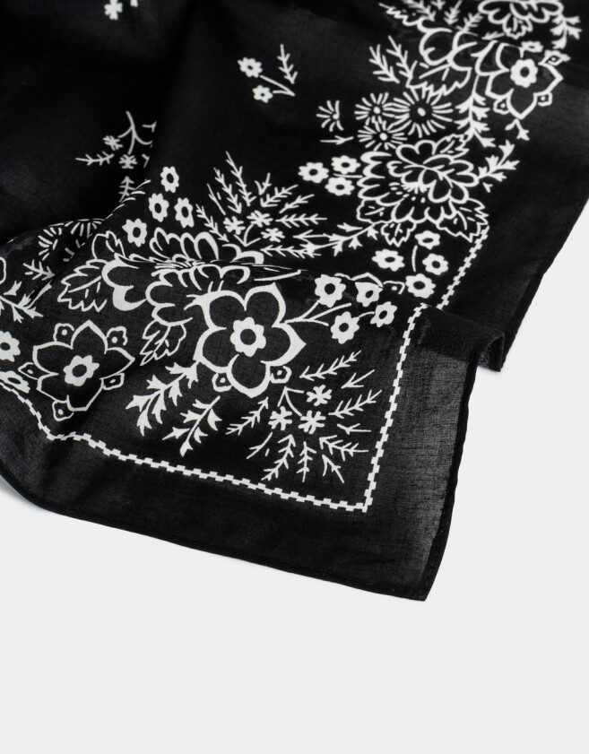 Vinchas Textiles Pañuelo Pañuelo Estampado - Negro
