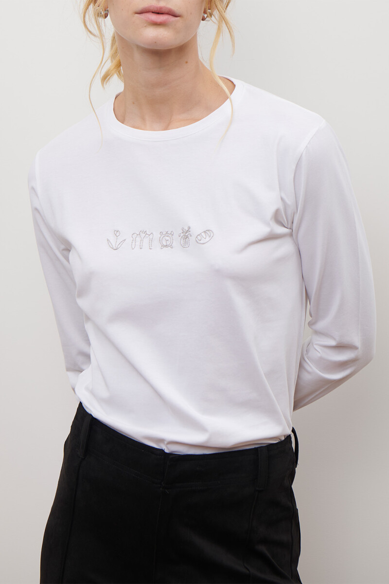 REMERA BREAKFAST BLANCO