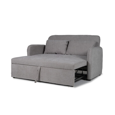 Sofá Cama Spazio - Tela Microfibra 455 (Ceniza)