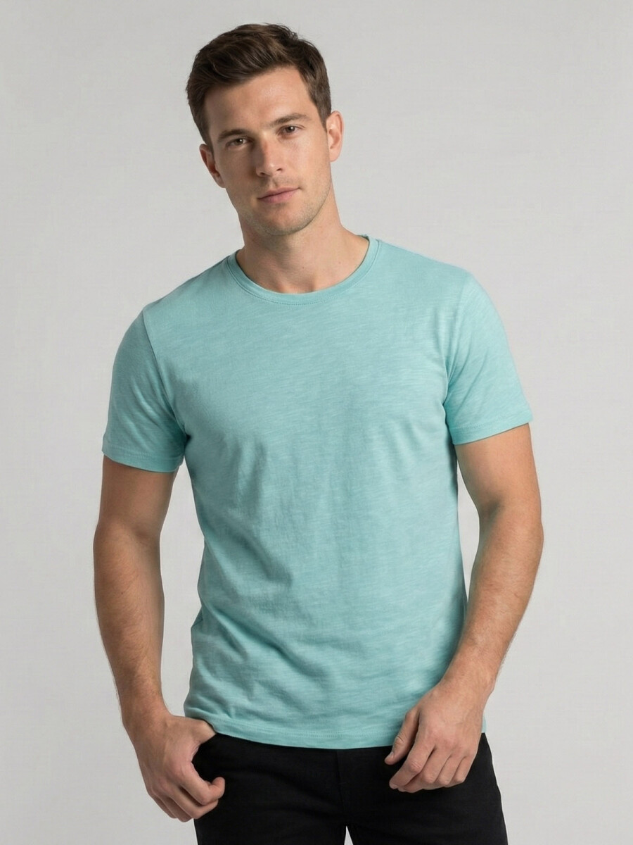 T-SHIRT TANGER - AQUA 