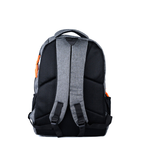 Mochila Umbro Orbum Gris - Anaranjado - Negro