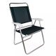 Set X 2 Sillas Master Plus Aluminio NEGRO