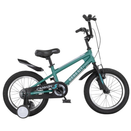 Bicicleta Bebesit Canyon Rodado 16 Con Rueditas Verde