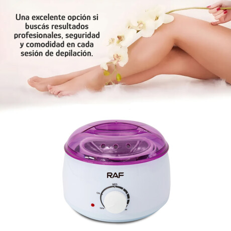 Calentador De Cera 65W Profesional Olla Temp Regulable Blanco