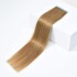 Extensiones Adhesivas Cabello Pelo Natural 40ud 60cm Largo Color Variante Rubio Oscuro