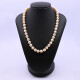 Collar perlas de cultivo y broche de oro 18k. Collar perlas de cultivo y broche de oro 18k.