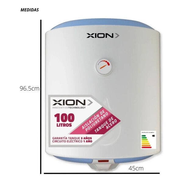 Termotanque Calefón Electrónico Xion Xi-cal100 100 L TERMOTANQUE XION 100L XI-CAL100