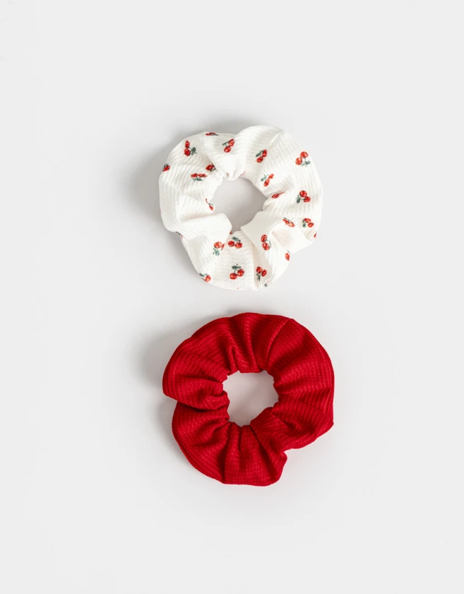 Skunzies Frutas Set De Scrunchies - Combinacion Bicolor