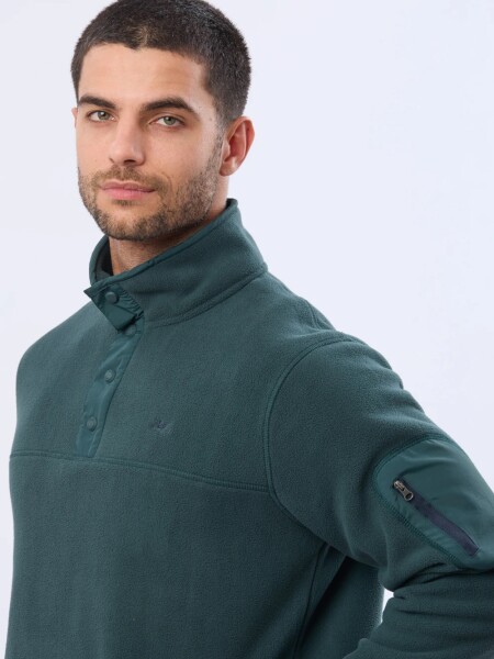 BUZO LEGACY 5538 1/2 BOTON BROCHE VERDE