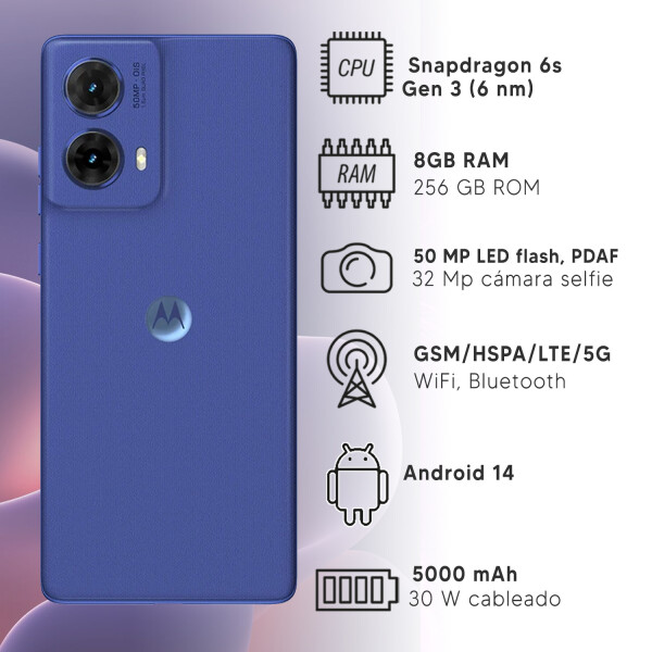 Motorola G85 8/256gb 5g Open Box + Regalo AZUL