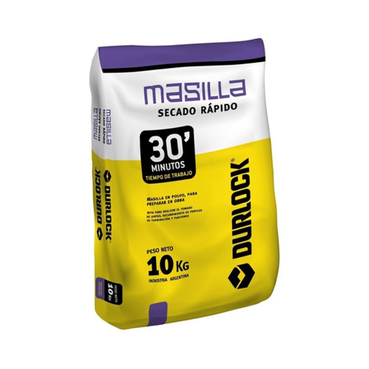 Masilla Durlock Secado Rápido 30 Min Bolsa X 10 Kg. 