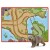 Juego Schleich Alfombra Interactiva Figura Juguete Niños Variante Modelo Wombat