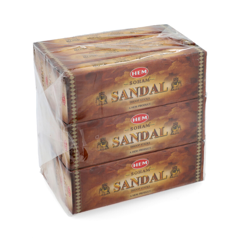 INCIENSO DHOOP HEM 25GR X12 Soham Sándalo