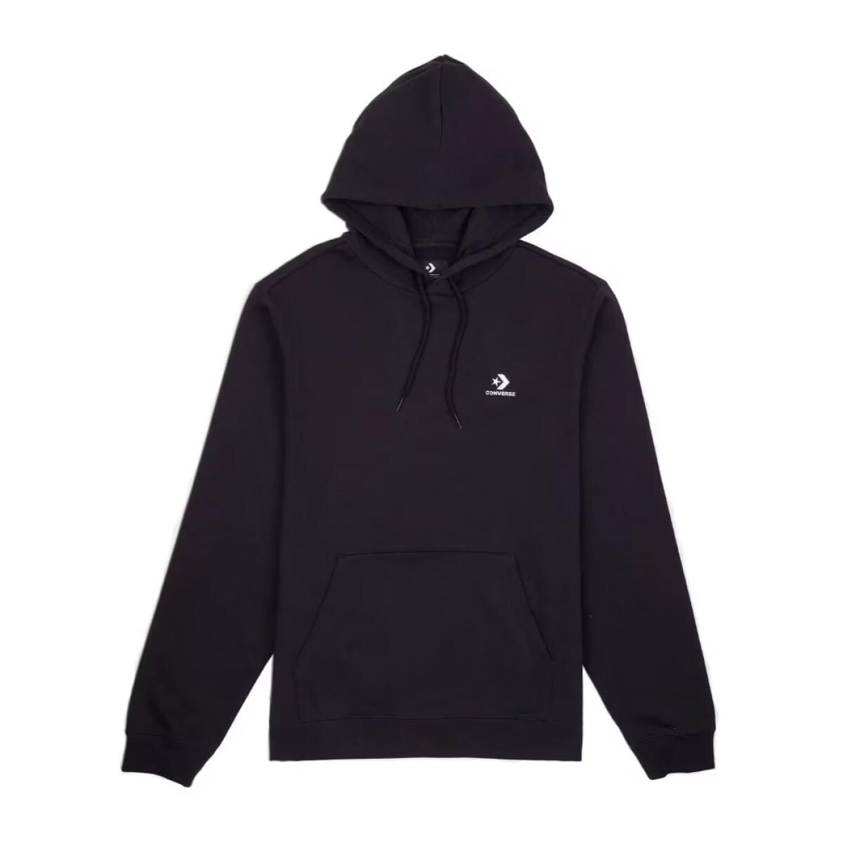 STAR CHEVRON HOODIE FT BLACK - CONVERSE BLACK 