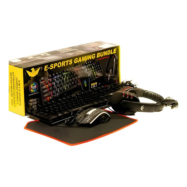 Set Teclado + Mouse + Pad + Auriculares Gamer Set Teclado + Mouse + Pad + Auriculares Gamer