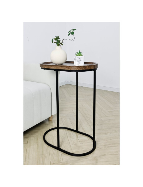 MESA AUXILIAR 45.5X30X60CM MADERA Y METAL MESA AUXILIAR 45.5X30X60CM MADERA Y METAL