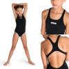 Malla De Entrenamiento Para Niña Arena Girl's Team Swimsuit Swim Pro Solid Negro