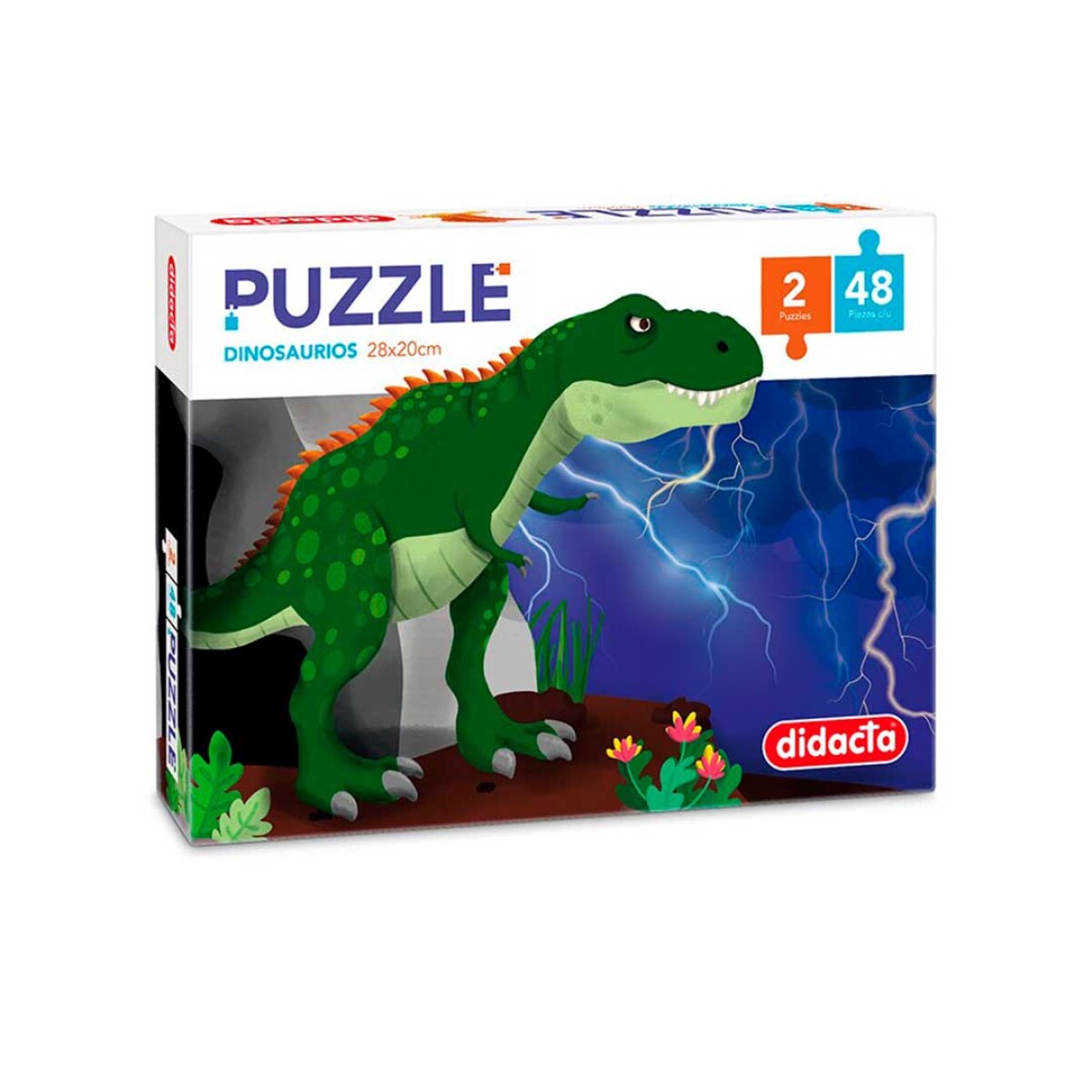 Puzzle Dinosaurios Didacta 48 piezas x2 - 001 