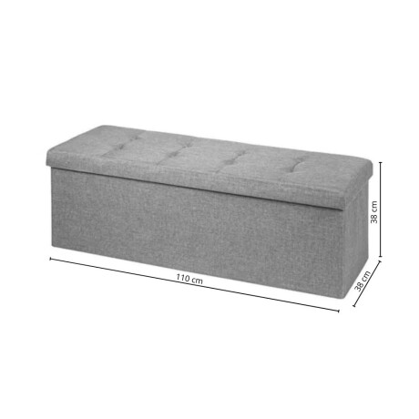Puff Baul Texas Lino Gris