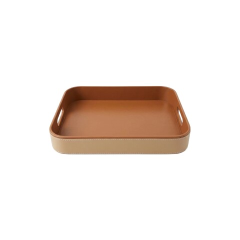 BANDEJA RECT PLAST MARRON MED Unica