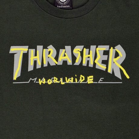 Remera Thrasher Trademark - Negro Remera Thrasher Trademark - Negro