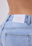 SHORT BOLSILLO CELESTE