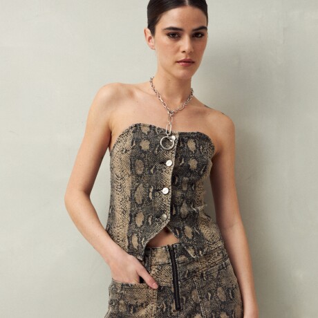 SHORT MORRIS Animal Print